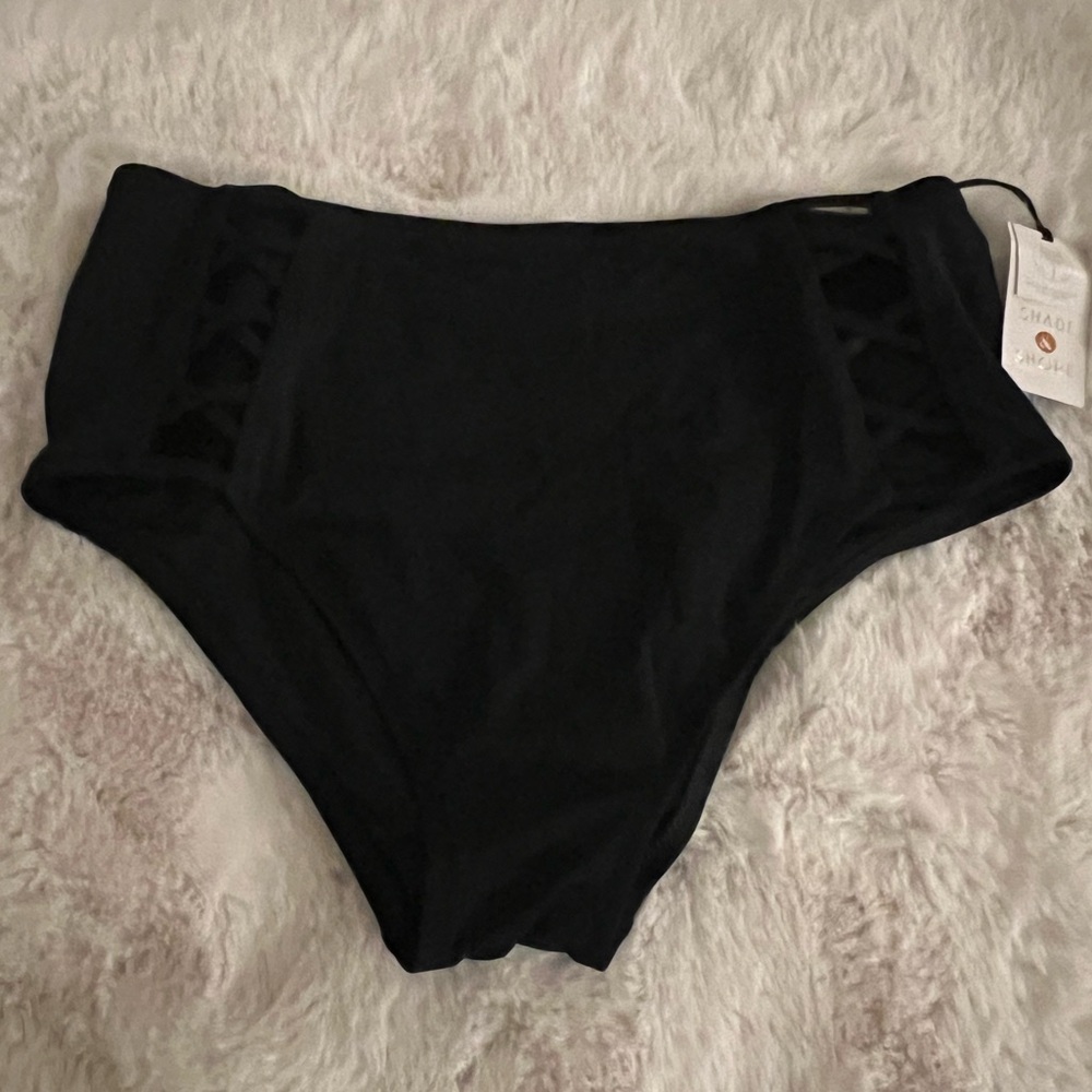 4/$10 Bundle Sale: NWT Shade & Shore High Waisted Medium Support Bikini Bottom